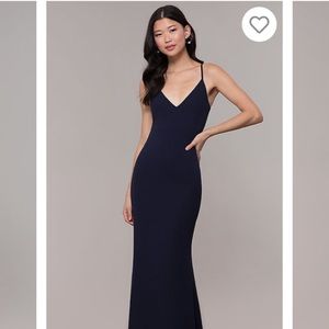 Promgirl Dress-Navy